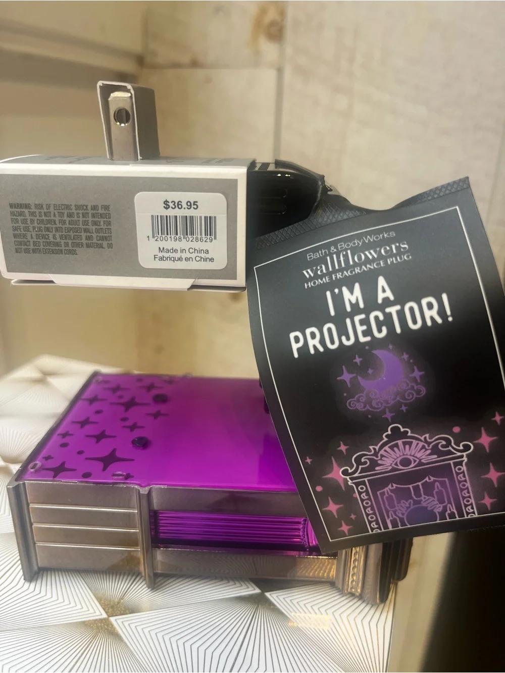 Bath & Body Works fortuneteller Projector Wallflower Plug